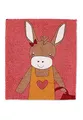 Produktbild: Sterntaler Kapuzenbadetuch Esel Emmily, Baumwolle, 100 x 100 cm, Hellrot