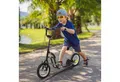 Produktbild: HOMCOM Scooter Kinderscooter Tretroller Cityroller Kinder, au Gummi Aluminium Schwarz, (Kinderscooter, 1 tlg., Tretroller), 120L x 58B x 85-95H cm
