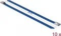 Produktbild: Delock - Kabelbinder - 20cm - Blau (Packung mit 10) (18797)