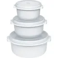 Produktbild: emsa Vorratsdose Family 3tlg. Kunststoff Weiß