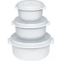 Produktbild: EMSA 459061200 MICRO FAMILY STARTER-SET MIKROWELLENGESCHIRR, Weiß, Deutschland, 190 mm, 200 mm, 250 mm, 370 g