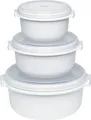 Produktbild: EMSA Micro Family STARTER-SET MIKROWELLENGESCHIRR 459061200 - Set - Weiß - Kunststoff - Transparent - Deutschland - 190 mm (459061200)