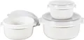 Produktbild: Emsa Mikrowellentopf-Set Micro Family 3-teilig (0,5/1/1,5L) | Kunststoff weiß | spülmaschinenfest