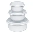 Produktbild: Emsa Mikrowellenbehälter Micro Family Starter 3er Set, Kunststoff, (3-tlg)