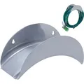 Produktbild: Relaxdays - 2 x Schlauchhalter Wand, für je 30 m 1/2' Schlauch, Gartenschlauch Halterung, Metall, runde Schlauchaufhängung, grau