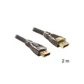 Produktbild: Delock - DisplayPort-Kabel - DisplayPort (M) zu DisplayPort (M) - 2,0m - Anthrazit (82771)