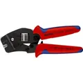 Produktbild: Selbsteinstellende Crimpzange Für Aderendhülsen Mit Fronteinführung, Mit Mehrkomponenten-hüllen, Brüniert, 190 Mm, Art.nr. 97 53 08 - Knipex