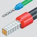 Produktbild: Crimpzange Gesamt-L.190mm 0,08-10,0 (AWG 28-7) mm² brün.Mehrkomp.-Hüllen KNIPEX