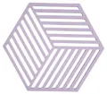 Produktbild: Zone Denmark Hexagon Topfuntersetzer Hitzebeständig, Silikon Untersetzer, Praktische und Dekorative Topf-Untersetzer, Spülmaschinenfest, 16 x 14 cm, Lupine