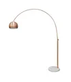 Produktbild: SalesFever Bogenlampe mit Marmorfuß, Messing 394052