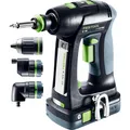 Produktbild: Festool C 18 HPC 4.0 I-Set Akku-Bohrschrauber inkl. Koffer +2 Akkus 4.0Ah + Zubehör, 577617