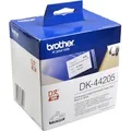 Produktbild: Brother PT Etiketten DK44205  weiss  62mm x 30,48m  Rolle  ablösbar