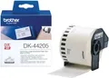 Produktbild: brother DK 44205 Endlos Etiketten Papier wiederablösbar weiß 62 mm x 30,48 m