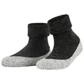 Produktbild: FALKE Socken Cosyshoe Hausschuhe (1-Paar) mit Merinowolle & rutschhemmender Sohle grau 41-42