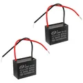 Produktbild: SIGANDG CBB61 4uF 450V AC 50/60 Hz Klimaanlage Lüfter Motor Laufkondensator (2er Pack)