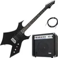 Produktbild: Legendäre Rocktile Warhead E-Gitarre Inklusive Combo-Verstärker und 3m Kabel