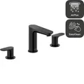 Produktbild: Duravit Wave 3-Loch Waschtischarmatur Schwarz Matt ohne Zugstange WA1060005046