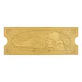 Produktbild: Der Polarexpress Replik Train Ticket 24k Gold Plated Limited Edition