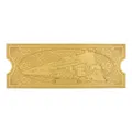 Produktbild: Polar Express Replica Train Ticket 24k Gold Plated Limited Edition