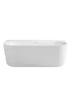 Produktbild: Calmwaters Badewanne Seamless Comfort, (5-tlg), 180 x 80 cm, Fugenloses Komplettset, vormontiertes Zubehör, 02SL6220