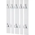 Produktbild: Haku-Möbel Wandgarderobe 14394, Holz, 65 x 100cm, mit 8 Dreifach-Haken, weiß