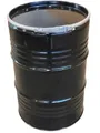 Produktbild: Metallfass 210 Liter Blechfass Fass Ölfass Tonne mit Spannring und Deckel Schwarz NEU
