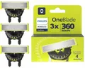 Produktbild: Philips Original Ersatzklingen 3 Klingen One Blade 360 Grad QP430/50 Neu OVP