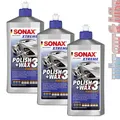 Produktbild: 3x Sonax XTREME Polish+Wax 3 Hybrid NPT 500 ml Politur, Wachs Kratzerentferner