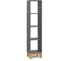 Produktbild: VitaliSpa Kinderregal, Grau, Eiche Artisan, Holzwerkstoff, 4 Fächer, Rechteckig, 35.2x159.5x30 cm, Kinder- & Jugendzimmer, Kindermöbel, Kinderregale
