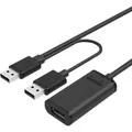 Produktbild: Unitek Y-278 USB Kabel USB 2.0 2 x USB A USB A (10 m, USB 2.0) (Y-278)