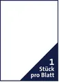 Produktbild: 100 Soennecken Etiketten 210 x 297 mm kompatibel zu Avery Zweckform 3478 weiß