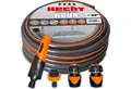 Produktbild: Hecht Gartenschlauch 13 mm (1/2) Schlauch, 30 Meter, UV-Beständig, 30 bar, (2 St), mit Gartenbruase, Adapter Set, Schlauchset mit Anschlüssen
