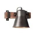 Produktbild: BRILLIANT Lampe Plow Wandspot schwarz stahl 1x A60, E27, 10W, geeignet für Normallampen (nicht enthalten) Kopf schwenkbar