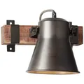 Produktbild: Brilliant Wandspot Plow braun/holz dunkel E27