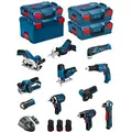 Produktbild: Kit Bmk11-28ad3 (gsr12v-15+gdr12v-105+gks12v-26+gws12v-76+gst12v-70+gop12v-28+gsa12v-14+gtb12v-11+gho12v-20+3x2,0ah...) - Bosch