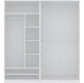 Produktbild: Marmex Möbel Garderoben-Set TRES SET A/B offener Kleiderschrank mit 3 Kleiderstangen 190x206x51, (2-St), begehbarer Kleiderschrank, viel Stauraum