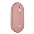 Produktbild: Logitech Pebble Mouse 2 M350s – Kabellose Bluetooth-Maus in Rosa für alle Geräte
