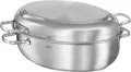 Produktbild: RÖSLE Bräter ELEGANCE, Edelstahl 18/10, spülmaschinen- und induktionsgeeignet, PTFE, 8 Liter