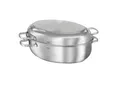 Produktbild: Rösle Bräter Elegance, Edelstahl, Metall, 8 L, oval, 31x42.5x21 cm, backofengeeignet, Kochen, Töpfe, Bräter