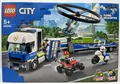 Produktbild: LEGO® City 60244 Polizeihubschrauber-Transport | 4 Minifiguren 317 Teile | Ab 5