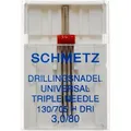 Produktbild: Schmetz Drillings-Universal-Nadel Breite 3,0 mm Stärke 80