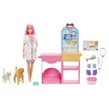 Produktbild: Mattel Barbie Gute Besserung Tierkrankenstation-Spielset aus Modepuppe mit rosa