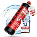 Produktbild: VEXIL Rohrreiniger - Profi Abflussreiniger EXTRA STARK für Extremfälle - 1L Power Konzentrat löst hartnäckigste Verstopfungen wie Haare, Seifenreste, Fette - biologisch abbaubar - Made in Germany