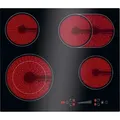 Produktbild: Bomann Autarkes Glaskeramikkochfeld mit 4 Kochfelder | Slide Control & Timerfunktion | 9 Stufen | Glaskeramikkochfeld 6600W & Kochstoppautomatik | ... - Schwarz