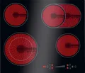 Produktbild: Bomann Autarkes Glaskeramikkochfeld mit 4 Kochfelder | Slide Control & Timerfunktion | 9 Stufen | Glaskeramikkochfeld 6600W & Kochstoppautomatik | EBK 7941