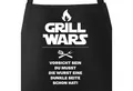 Produktbild: MoonWorks Grillschürze Grill wars Schürze für Männer mit Spruch, mit kreativem Aufdruck