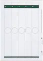 Produktbild: 125 LEITZ Ordnerrücken-Etikett für Hängeordner, 34 x 279 mm