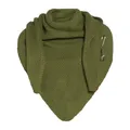 Produktbild: KNIT FACTORY - Dreiecksschal Coco - Damen Strickschal mit Wolle - Umschlagtuch für den Herbst und Winter - Winterschal - Dreieckstuch - Hochwertige Qualität - XXL Schal - 190 x 85 cm - Moosgrün