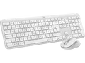 Produktbild: LOGITECH MK950 Signature Slim Combo, Tastatur & Maus Set, kabellos, White