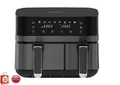 Produktbild: ProfiCook Doppelkammer Heißluftfritteuse 3,5 & 5,5 L AirFryer Doppelkorb 1295 H